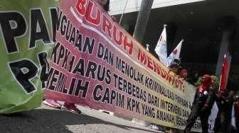 Aksi Buruh di KPK