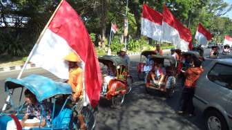 Begini Cara Anak-anak Difabel Solo Sambut HUT Kemerdekaan RI