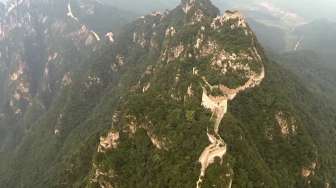 Drone Tampilkan Kemegahan Tembok Besar Cina yang Sesungguhnya