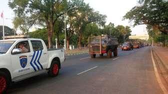 Demo Buruh Bubar, Arus Lalu Lintas Depan Istana Normal Lagi