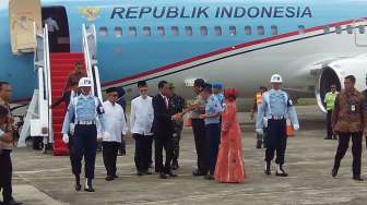 Sebelum ke Timur Tengah, Jokowi Jumatan di Aceh