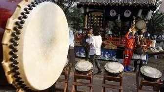 Suasana heboh dan penuh keseruan di acara Jak-Japan Matsuri 2015, yang digelar di Parkir Timur Senayan, Jakarta, Minggu (13/9/2015). [Suara.com/Kurniawan Mas'ud]