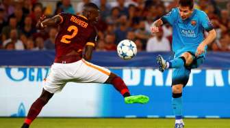 Ketika Barca Ditahan AS Roma