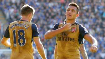 Arsenal Pesta Gol di Markas Leicester City