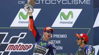 Lorenzo Menang di Aragon, Perkecil Jarak dengan Rossi