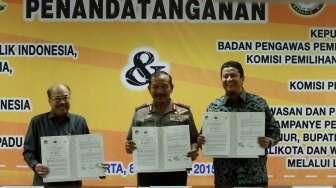 MOU Bawaslu dengan Kapolri dan Kejagung