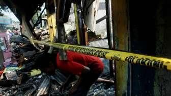 Kebakaran di Pasar Rumput