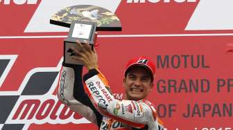 Bangkit dari Belakang, Pedrosa Susul Rossi dan Juarai GP Jepang