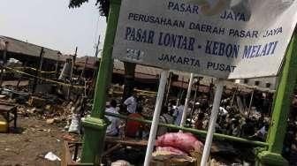 Derita Korban Kebakaran di Pasar Lontar