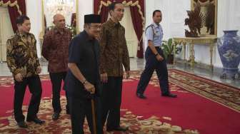 Jokowi Bertemu Habibie