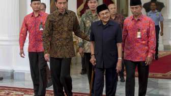 Jokowi Bertemu Habibie