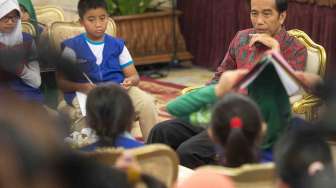 Jokowi Diwawancarai Reporter Cilik