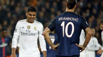 PSG dan Real Madrid Sama Kuat di Paris