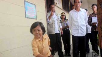 Jokowi Kunjungi Pelajar SD