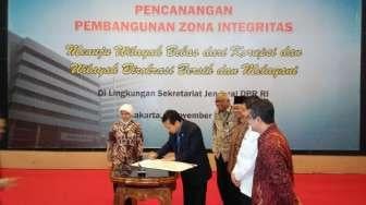 DPR Canangkan Zona Integritas Bebas Korupsi