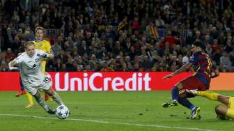 Neymar dan Suarez Bungkam BATE di Camp Nou
