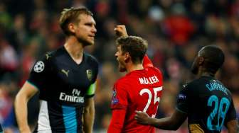 Bayern Munich Cukur Arsenal di Allianz Arena