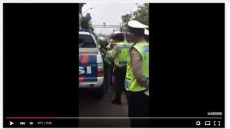 Ini Alasan Polisi Pukul Pengemudi Gojek