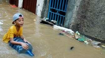 BPBD DKI Ingatkan Status Banjir Siaga Tiga