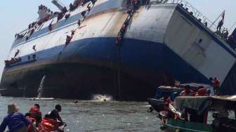 Kapal Indonesia Tabrakan di Laut Singapura, 5 ABK Hilang