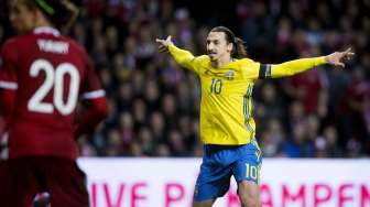 Ibrahimovich Pastikan Swedia Lolos ke Euro 2016