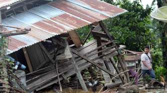 Waduh! Rumah Janda di Bengkalis Hancur Diamuk Gajah Liar