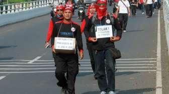 Aksi Long March Buruh