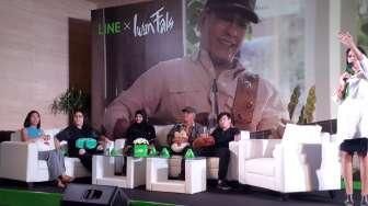 Line Luncurkan 'Sticker' Musik Pertama Bersama Iwan Fals