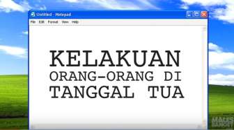 VIDEO: Begini Kelakuan Orang-orang di Tanggal Tua