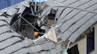 Gedung Ortala Tertimpa Tiang