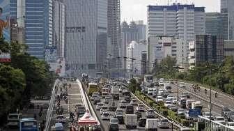 Uji Coba Flyover Kuningan