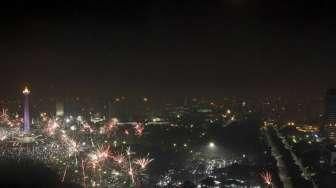 Pesta Kembang Api di Silang Monas