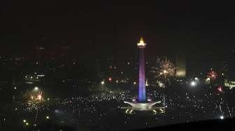Pesta Kembang Api di Silang Monas