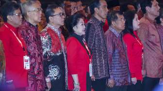 Megawati di Rakernas PDIP