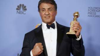 Sylvester Stallone Aktor Pendukung Terbaik di Golden Globe 2016