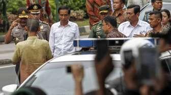 Jokowi Tinjau Lokasi Bom Sarinah