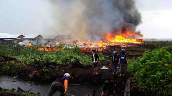 Pemukiman Eks Gafatar Dibakar