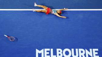 Angelique Kerber Juara Australia Terbuka. (Reuters/Thomas Peter)