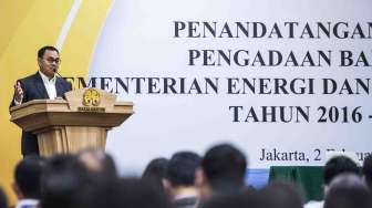 Menteri ESDM Teken Kontrak Rp136,65 Miliar