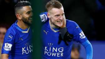 Cetak Dua Gol, Striker Leicester Ini Semakin Sulit Terkejar