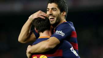 Barca Pesta Gol, Luis Suarez Quattrick