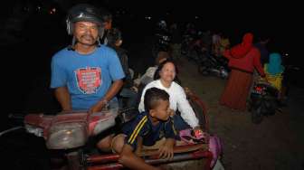 Warga Kota Padang Mengungsi