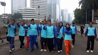 Pemuda Masjid Indonesia Kampanye Tolak LGBT di Car Free Day