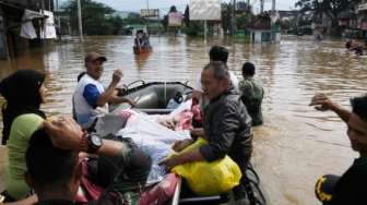 Dilanda Banjir, 4.282 Warga Kabupaten Bandung Mengungsi