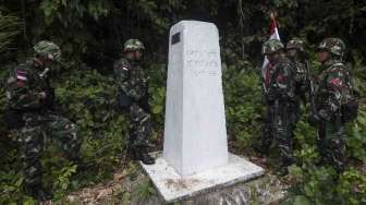 Patroli Perbatasa Indonesia-PNG