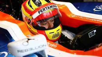 Sesi Latihan Rio Haryanto di F1