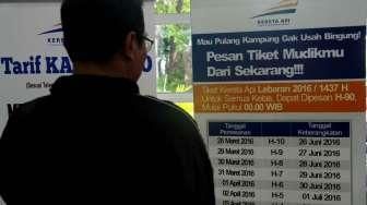 Sejak Dibuka, Pemesanan Tiket Kereta Lebaran Langsung Diserbu