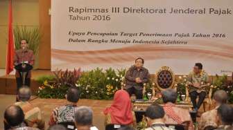 Jokowi Hadiri Rapim Ditjen Pajak