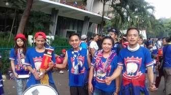 Di Sragen, Rombongan Aremania Diserang Batu