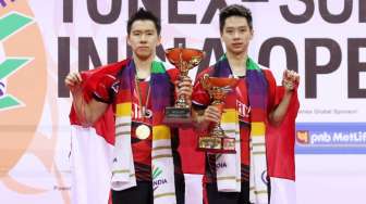 Kevin/Marcus Rebut Gelar Super Series Pertama